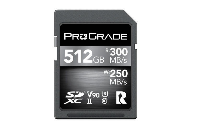 Prograde Digital Announces a Higher Capacity SDXC UHS-II V90 512GB Memory Card