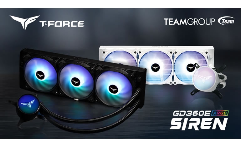 TEAMGROUP Releases T-FORCE SIREN GD360E All-in-One ARGB CPU Liquid Cooler