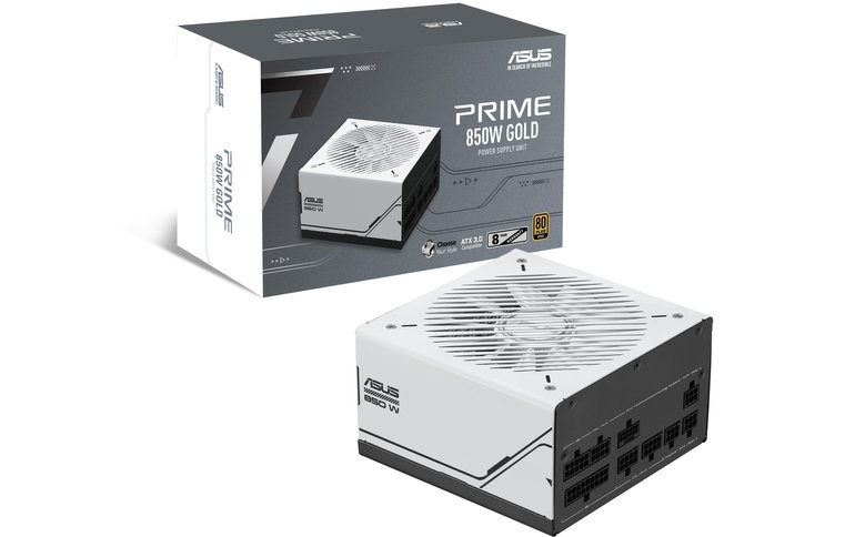 ASUS Announces Prime 750W Gold and 850W Gold Power Supplies