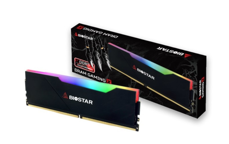 BIOSTAR INTRODUCES THE LATEST 16GB RGB DDR5 GAMING X MEMORY