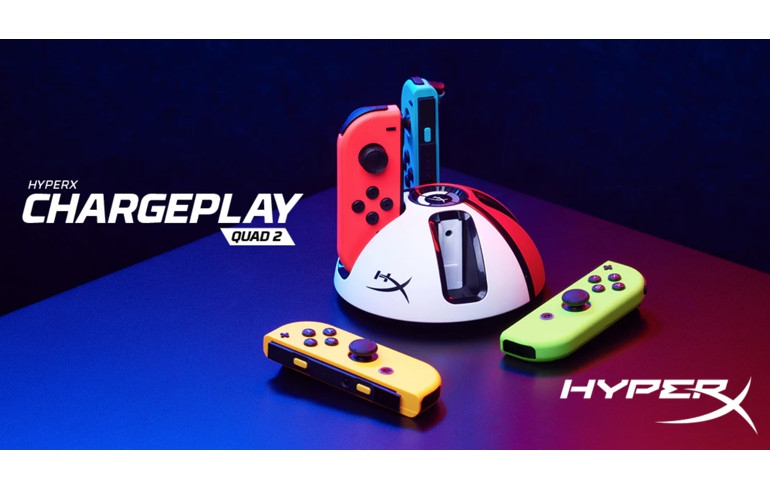 HYPERX EXPANDS NINTENDO SWITCH ACCESSORY LINEUP WITH CHARGEPLAY CHARGING STATION FOR SWITCH JOY-CON CONTROLLERS