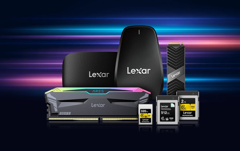 LEXAR UNVEILS NEW GAMING PRODUCTS AND INCREASED CAPACITIES FOR ENHANCED PRO PHOTO AND VIDEO PRODUCTS AT CES