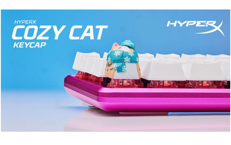 HYPERX’S “COCO” THE COZY CAT COLLECTABLE KEYCAP ARRIVES SOON FOR GAMERS, STREAMERS AND CAT ENTHUSIASTS