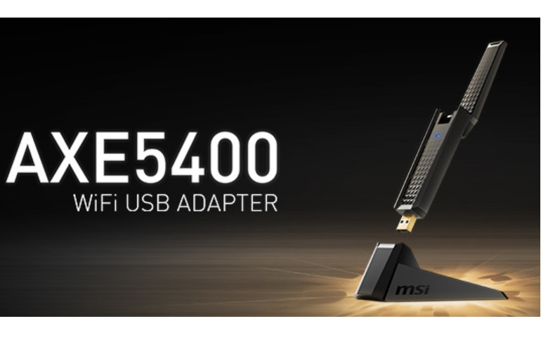 MSI Launches WiFi 6E USB Adapter for Instant Upgrades