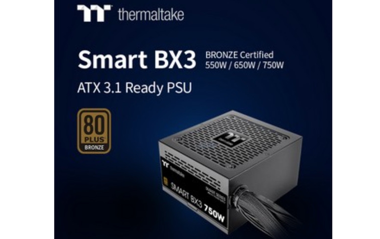 Thermaltake Unveils the Smart BX3 Bronze Series Power Supply with ATX 3.1 Standards