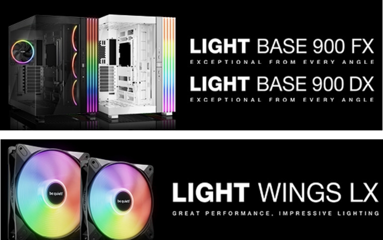 be quiet! introduces Light Wings LX fan and Light Base PC case series