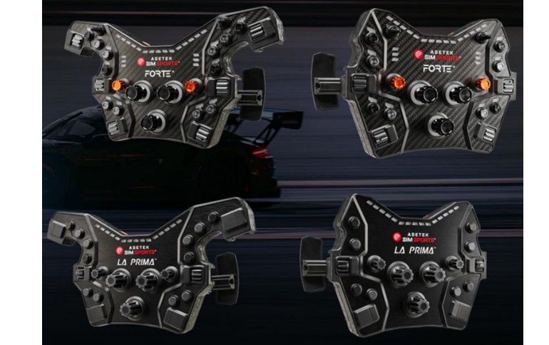 Asetek SimSports launches Next-Gen steering wheels and pedals