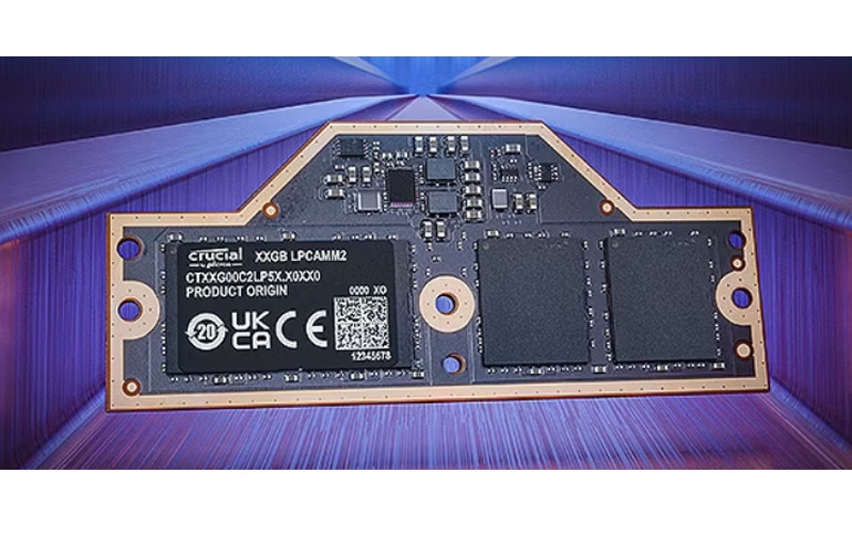 Crucial ® LPCAMM2 Powers AI-Ready Laptops With Breakthrough 8,533MT/s Speeds
