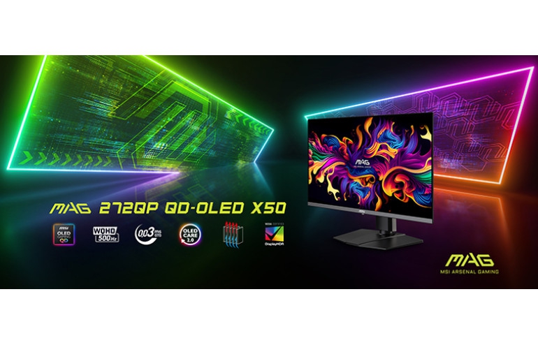 MSI Unveils MAG 272QP QD-OLED X50 Monitor