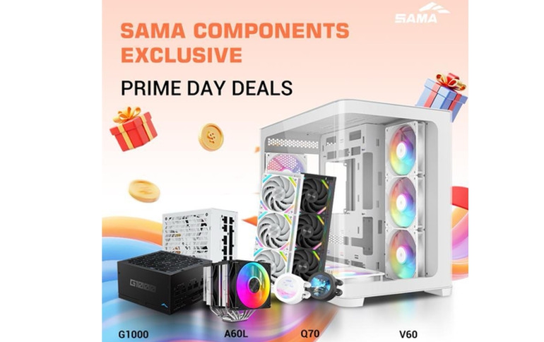 SAMA Announces Amazon Prime Big Deal Days Discounts on Gaming PC Cases, CPU Coolers, and ATX 3.1 PSUs