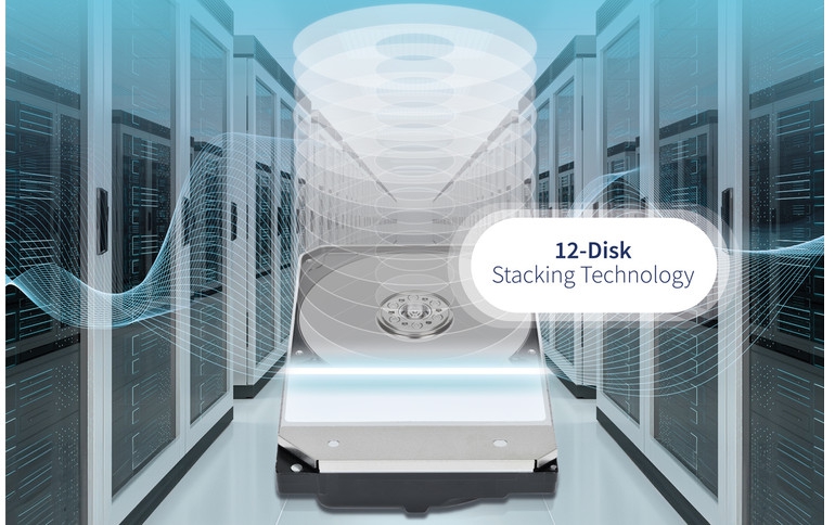 Toshiba First in Industry to Verify 12-Disk Stacking Technology for Hard Drives