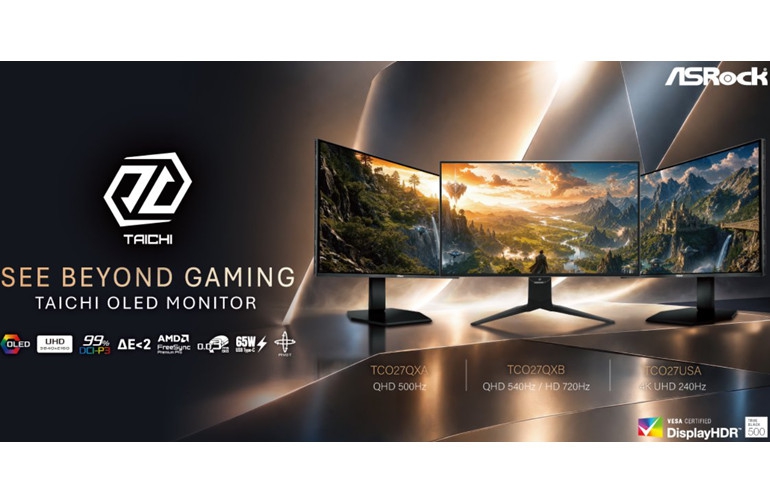 ASRock Introduces Its First Taichi Flagship Monitor Lineup