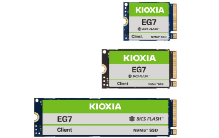 KIOXIA Unveils Value-Oriented QLC-based EG7 Series SSDs for PC OEMs