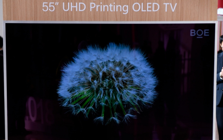 China's BOE Develops 55-inch 4K OLED TV Using Inkjet Printing Technology