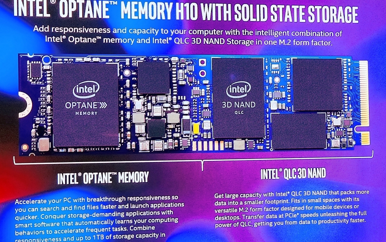 Intel Optane Hybrid Memory H10 Packs 3D XPoint and QLC 3D NAND Memory