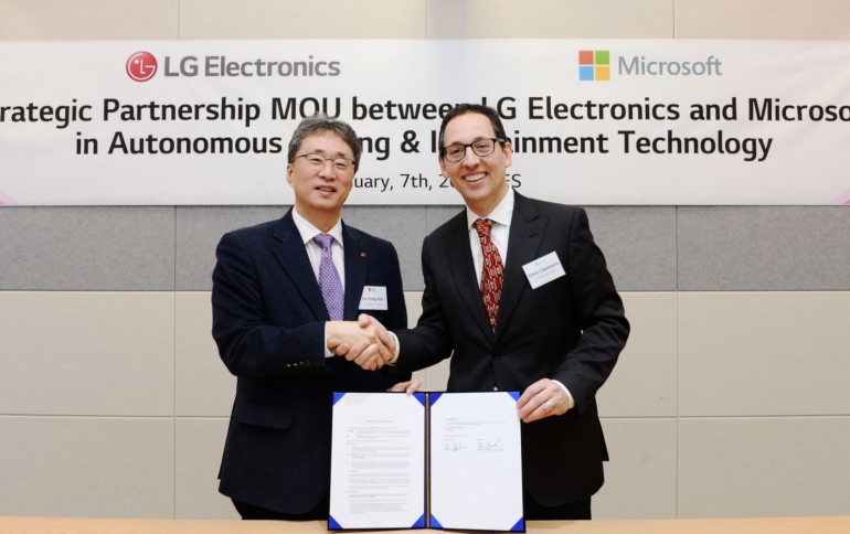 LG to Employ Microsoft Azure Technology to Advance its AI-Driven Vehicle Strategy