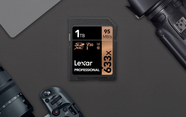 Lexar Unveils 1TB 633x SDXC UHS-I Card For DSLRs and HD Camcorders