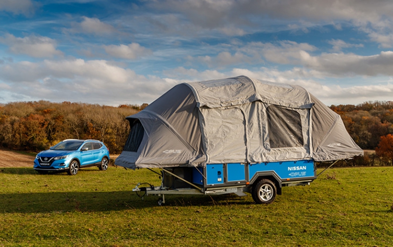 Nissan x OPUS Concept Camper Uses Second-life EV Batteries