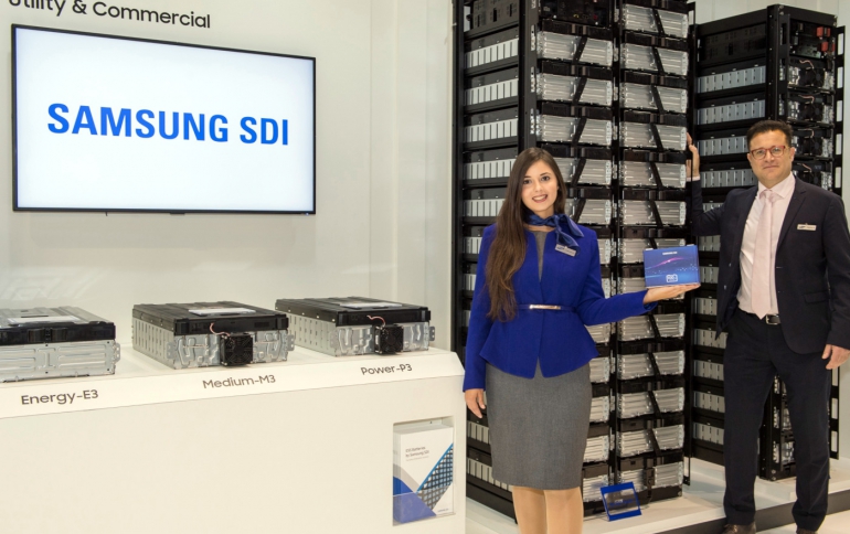 Samsung SDI Introduces New ESS Products at European ESS Exhibition