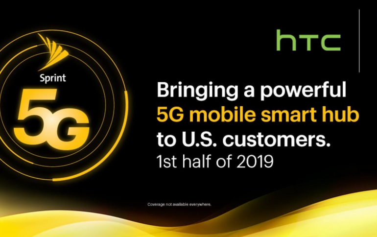 Sprint and HTC to Release 5G Mobile Smart Hub in First Half of 2019
