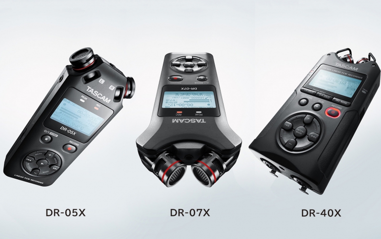 TASCAM Introduces New DR-X Series Digital Audio Recorder and USB Audio Interface