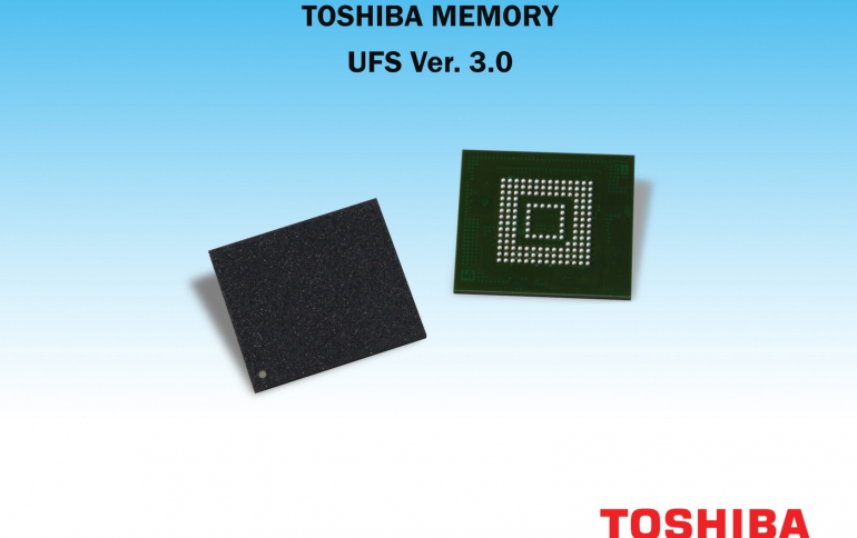  Toshiba Unveils First UFS Ver. 3.0 Embedded Flash Memory Devices