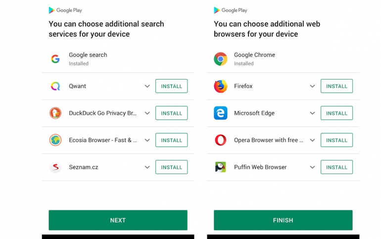 Under EU Pressure, Google Offers Android Options For Browsers