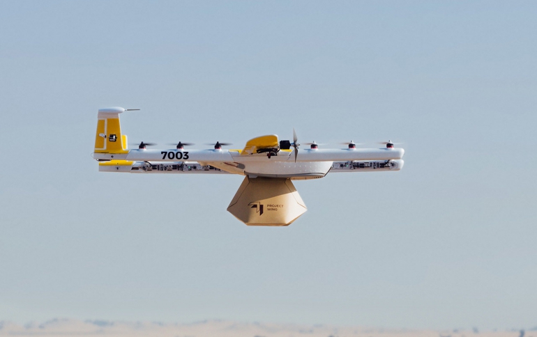 Wing's Commercial Package Delivery Certified by FAA