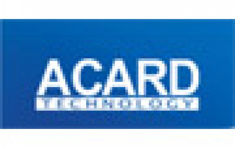 ACARD Releases S/W & H/W for Data Backup in the Era of Blu-ray