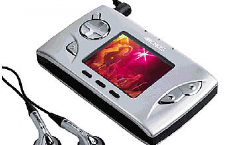 Digital music player with color screen by Archos