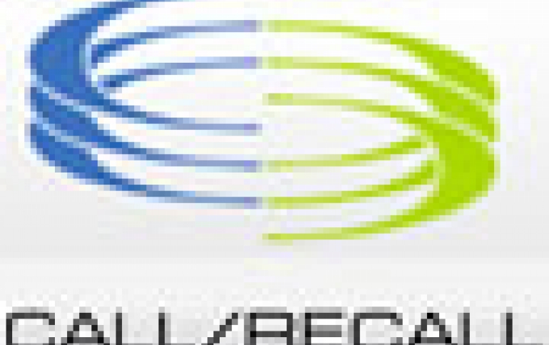 Call/Recall Introduces Terabyte Optical Disk 