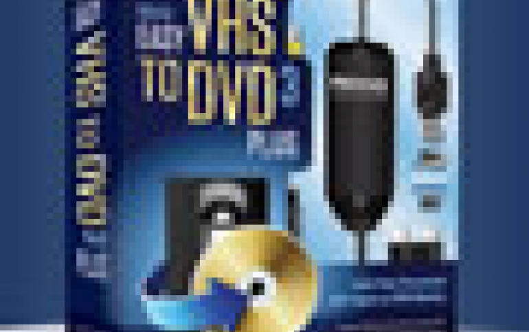 Corel Completes Acquisition of Roxio, Introduces Roxio Easy VHS to DVD 3 Plus