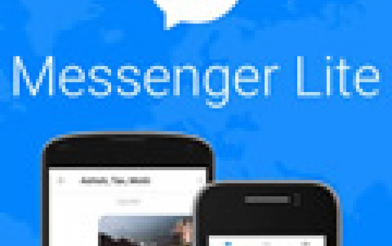 Facebook Introduces Messenger Lite And 'Marketplace' on New App
