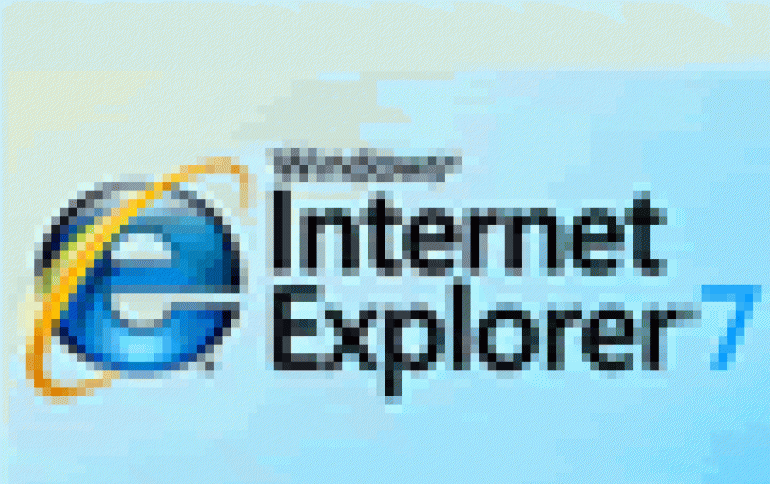 Microsoft: no bug in Internet Explorer 7