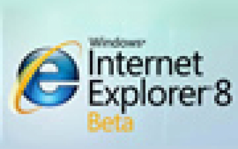 Microsoft Internet Explorer 8 Beta Opened to the Public
