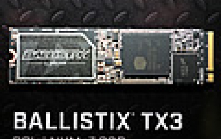 Micron Showcases 3D NAND-based Ballistix TX3 And Crucial MX300 SSDs at Computex