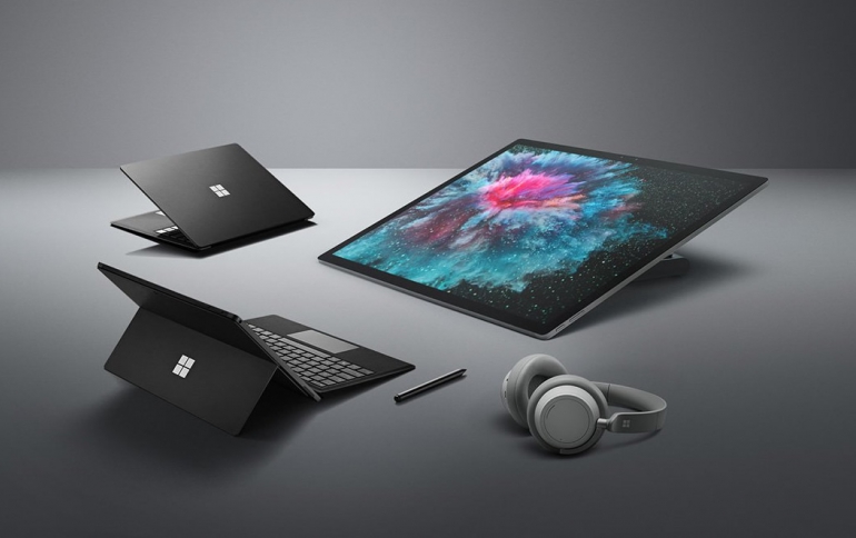 Microsoft Unveils Surface Pro 6, Surface Laptop 2, Surface Studio 2 and Surface Headphones