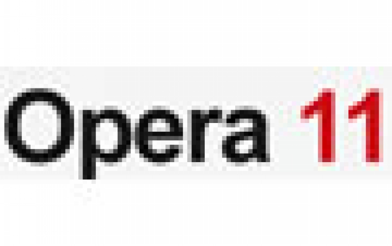 Opera 11 Alpha Released