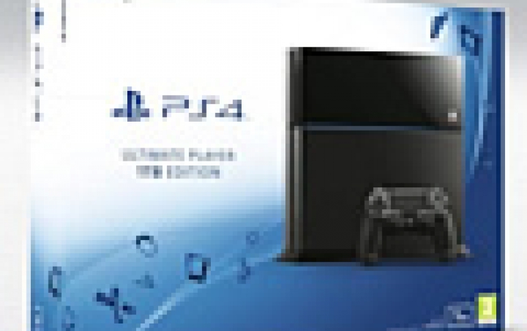 Sony PlayStation 4 To Get 1TB of Storage