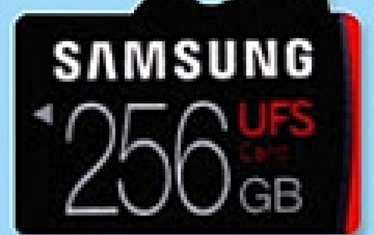 Samsung Offers World's First Universal Flash Storage  Removable Memory Cards
