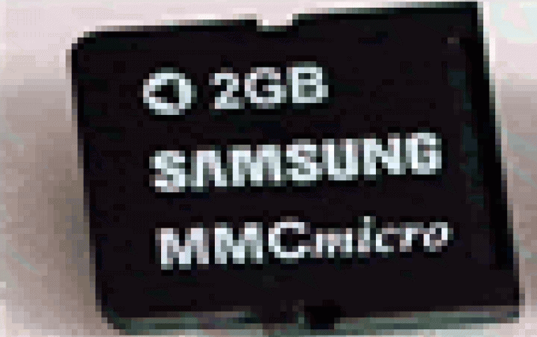 Samsung Develops  2GByte Memory Card for Mobile Phones 