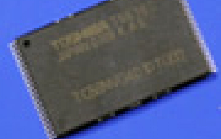 Toshiba to Launch 56-Nanometer, 16-Gigabit NAND Flash Memory