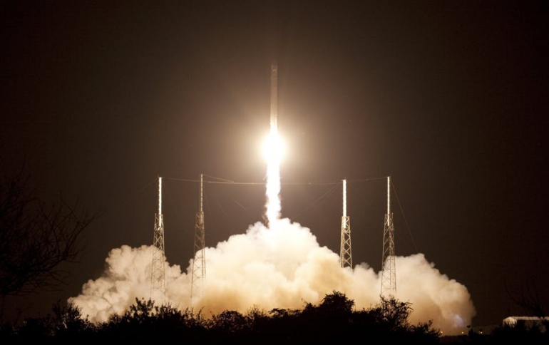 SpaceX Launches Satellites From California Air Base