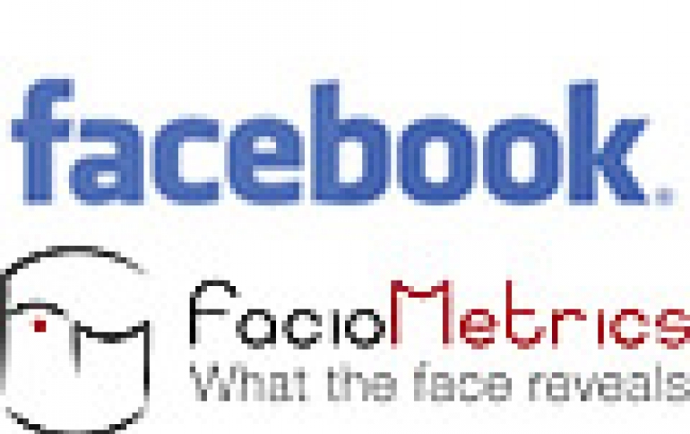 Facebook Buys Facial Recognition Startup FacioMetrics
