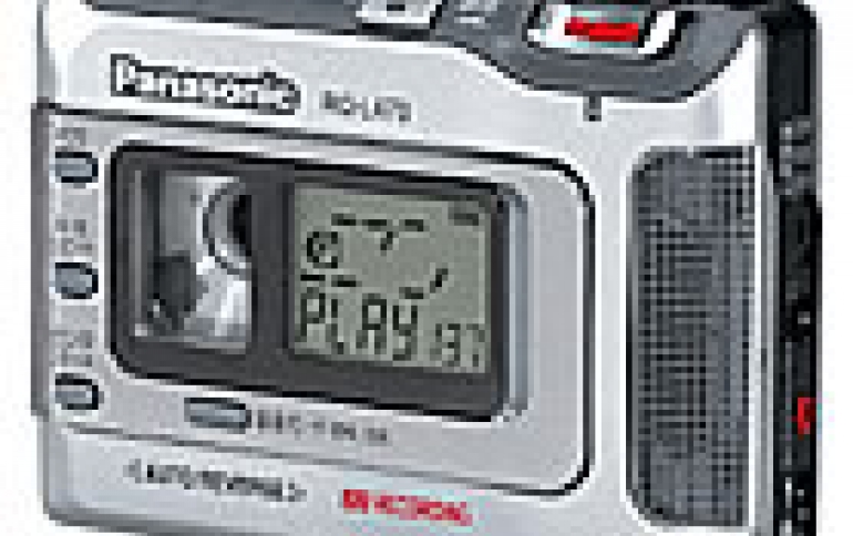 Panasonic releases portable cassete recorder