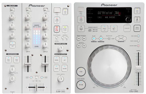 Pioneer Introduces White Pearl Models Of The Cdj 350 And Djm 350 Cdrinfo Com