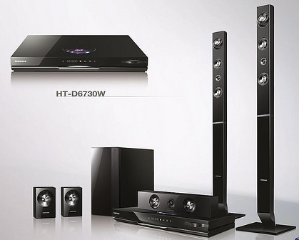 Samsung HT-D6730W 7.1 Blu-ray Home Theater System 