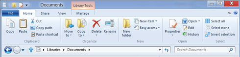 Figure 9 - Home tab Figure 9 - Home tab