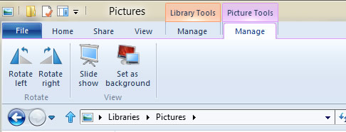 Figure 17 - Picture Tools context tab Figure 17 - Picture Tools context tab