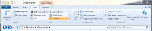 Figure 12 - View tab Figure 12 - View tab